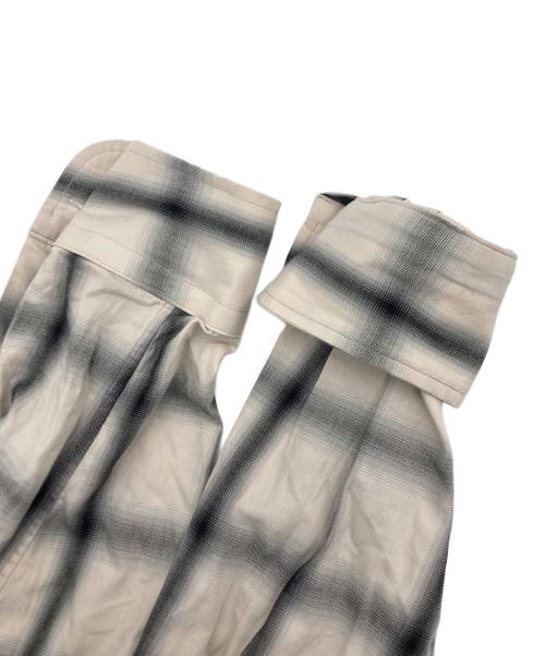 CANTATE（カンタータ）CANTATE (カンタータ) Ombre Open Collar Shirt グレー サイズ:SIZE44の古着・服飾アイテム