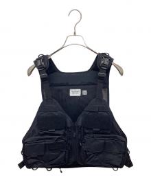 Minowa Vest Laboratory（ミノワ ベスト ラボラトリー）の古着「3wayトラウトフィッシングベスト」｜ブラック
