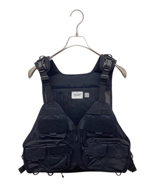 Minowa Vest Laboratory（ミノワ ベスト ラボラトリー）Minowa Vest Laboratory (ミノワ ベスト ラボラトリー) 3wayトラウトフィッシングベスト ブラック サイズ:不明の古着・服飾アイテム