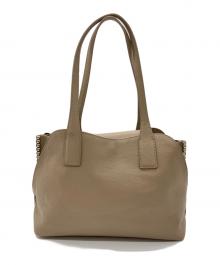 EAR（イア）の古着「スタッズ仕切りトートバッグ」｜トープ