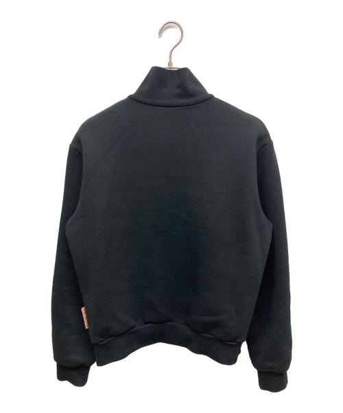 Acne studios（アクネ ストゥディオス）Acne studios (アクネ ストゥディオス) PINK LABEL ZIPPER SWEATER/ハーフジップスウェット ブラック サイズ:SIZE XSの古着・服飾アイテム