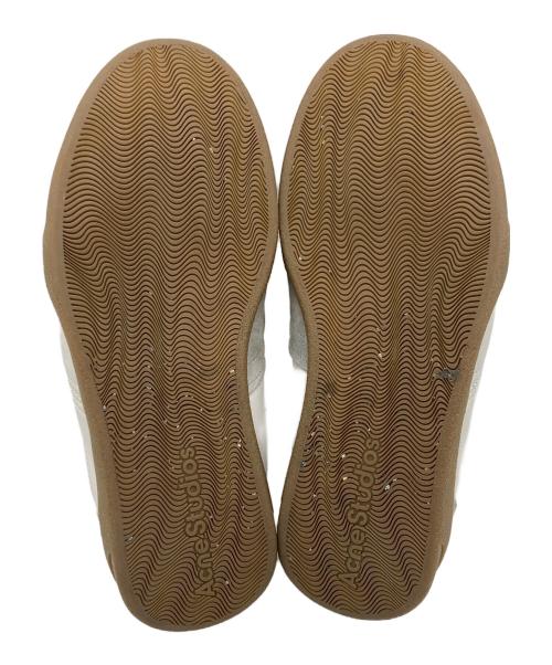 Acne studios（アクネ ストゥディオズ）Acne studios (アクネ ストゥディオス) レースアップスニーカー グレー×ホワイト サイズ:SIZE40の古着・服飾アイテム