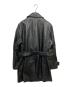 KATHARINE HAMNETT (キャサリンハムネット) ラムレザーコート ブラック サイズ:SIZE XL：10000円