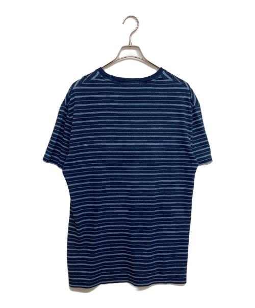 POLO RALPH LAUREN（ポロ・ラルフローレン）POLO RALPH LAUREN (ポロ・ラルフローレン) クラシックフィット インディゴボーダーTシャツ インディゴ サイズ:SIZE Sの古着・服飾アイテム