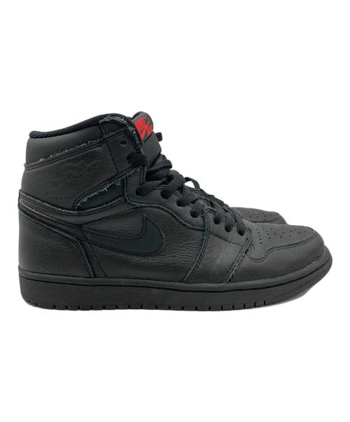 NIKE（ナイキ）NIKE (ナイキ) AIR JORDAN 1 RETRO HIGH OG ブラック サイズ:SIZE26.5cmの古着・服飾アイテム