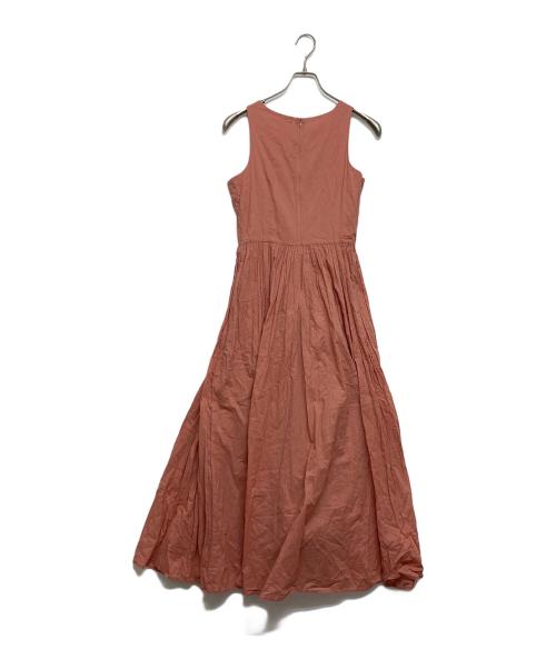 MARIHA（マリハ）MARIHA (マリハ) ノースリーブ ギャザー ワンピース ピンク サイズ:SIZE38の古着・服飾アイテム