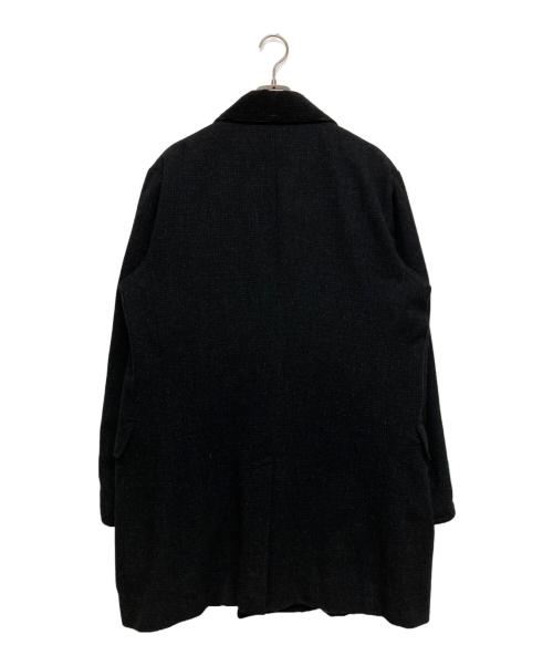 SUGAR CANE（シュガーケーン）SUGAR CANE (シュガーケーン) FICTION ROMANCE 20oz WOOL COVERT CHECK COAT ブラック サイズ:SIZE 38の古着・服飾アイテム
