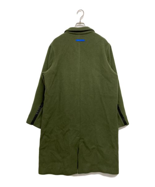 semoh（セモー）semoh (セモー) ウールステンカラーコート グリーン サイズ:SIZE1の古着・服飾アイテム