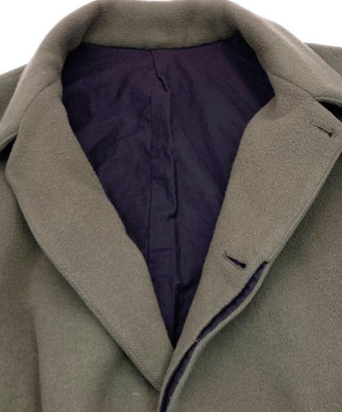 semoh（セモー）semoh (セモー) ウールステンカラーコート グリーン サイズ:SIZE1の古着・服飾アイテム