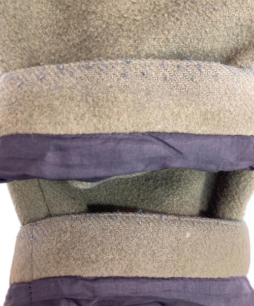 semoh（セモー）semoh (セモー) ウールステンカラーコート グリーン サイズ:SIZE1の古着・服飾アイテム