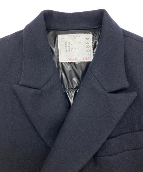 sacai（サカイ）sacai (サカイ) Wool Melton x Puffer Jacket ネイビー サイズ:SIZE 1の古着・服飾アイテム