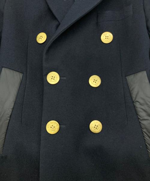 sacai（サカイ）sacai (サカイ) Wool Melton x Puffer Jacket ネイビー サイズ:SIZE 1の古着・服飾アイテム