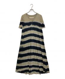 RAQUEL ALLEGRA（ラクエルアレグラ）の古着「タイダイ染めワンピース」｜ブラウン×ブラック