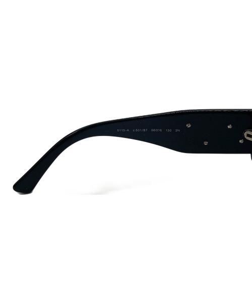 CHANEL（シャネル）CHANEL (シャネル) カメリア サングラス ブラック サイズ:56□16 130の古着・服飾アイテム