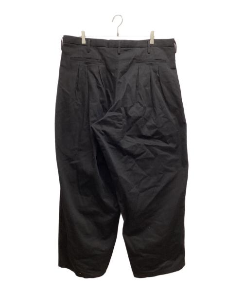 Y's for men（ワイズフォーメン）Y'S for men (ワイズフォーメン) KATSURAGI 12-TUCKS PANTS ブラック サイズ:3の古着・服飾アイテム