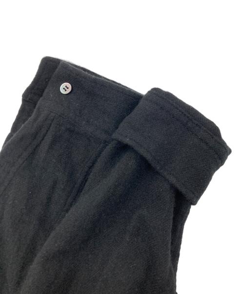 UNDERCOVER（アンダーカバー）UNDERCOVER (アンダーカバー) ウール縮絨プルオーバーシャツ ブラック サイズ:SIZE4の古着・服飾アイテム