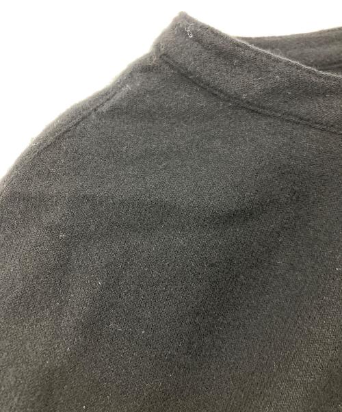 UNDERCOVER（アンダーカバー）UNDERCOVER (アンダーカバー) ウール縮絨プルオーバーシャツ ブラック サイズ:SIZE4の古着・服飾アイテム