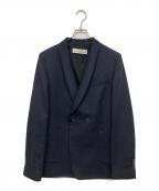 GOLDEN GOOSEゴールデングース）の古着「1ボタンショールカラーダブルブレストジャケット」｜ネイビー