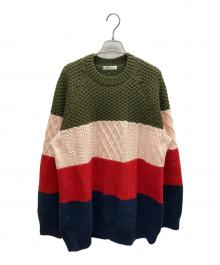 UNDERCOVER（アンダーカバー）の古着「ウールナイロンニットプルオーバー」｜マルチカラー