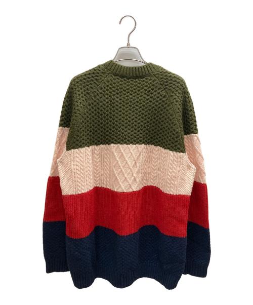 UNDERCOVER（アンダーカバー）UNDERCOVER (アンダーカバー) ウールナイロンニットプルオーバー マルチカラー サイズ:SIZE 3の古着・服飾アイテム