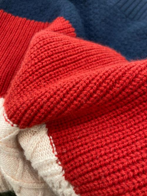 UNDERCOVER（アンダーカバー）UNDERCOVER (アンダーカバー) ウールナイロンニットプルオーバー マルチカラー サイズ:SIZE 3の古着・服飾アイテム