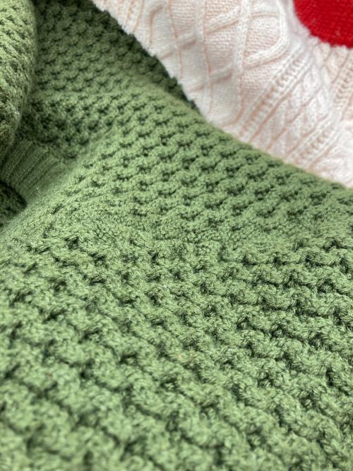 UNDERCOVER（アンダーカバー）UNDERCOVER (アンダーカバー) ウールナイロンニットプルオーバー マルチカラー サイズ:SIZE 3の古着・服飾アイテム