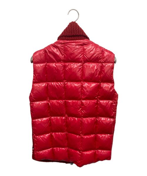 MONCLER（モンクレール）MONCLER (モンクレール) MAGLIONE TRICOT GILET レッド サイズ:SIZE Lの古着・服飾アイテム