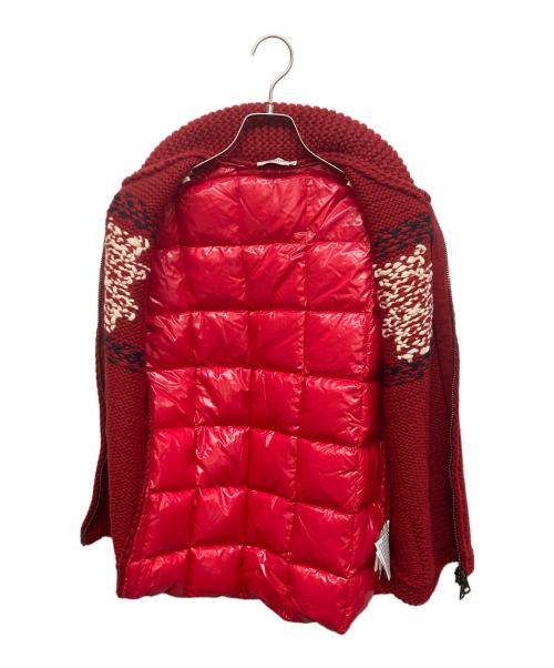 MONCLER（モンクレール）MONCLER (モンクレール) MAGLIONE TRICOT GILET レッド サイズ:SIZE Lの古着・服飾アイテム