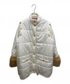 GUCCIグッチ）の古着「インターロッキングG 2WAY ダウンコート」｜ホワイト