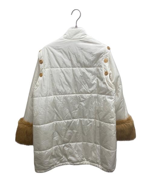GUCCI（グッチ）GUCCI (グッチ) インターロッキングG 2WAY ダウンコート ホワイト サイズ:SIZE38の古着・服飾アイテム