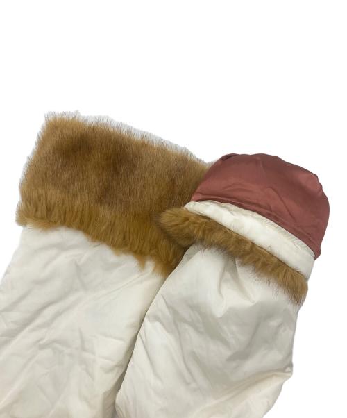 GUCCI（グッチ）GUCCI (グッチ) インターロッキングG 2WAY ダウンコート ホワイト サイズ:SIZE38の古着・服飾アイテム