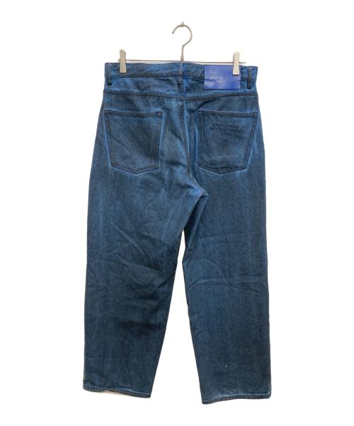 ATMOS（アトモス）ATMOS (アトモス) Spray Print Baggy Denim Pants インディゴ サイズ:Mの古着・服飾アイテム