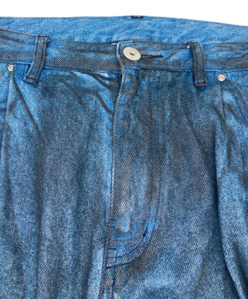 ATMOS（アトモス）ATMOS (アトモス) Spray Print Baggy Denim Pants インディゴ サイズ:Mの古着・服飾アイテム