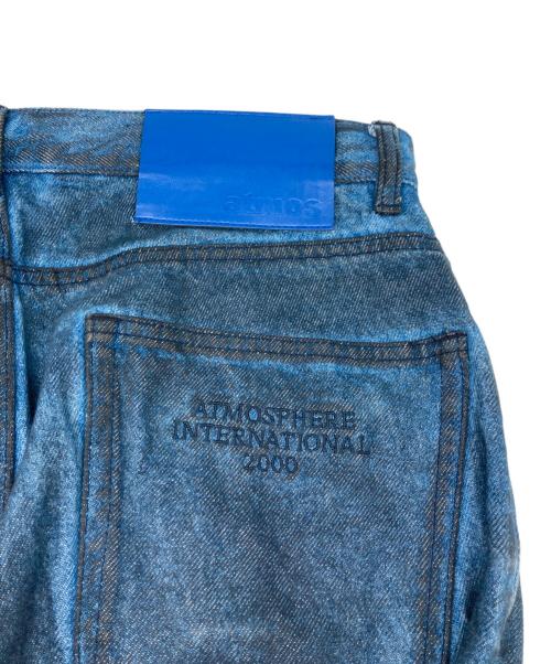 ATMOS（アトモス）ATMOS (アトモス) Spray Print Baggy Denim Pants インディゴ サイズ:Mの古着・服飾アイテム