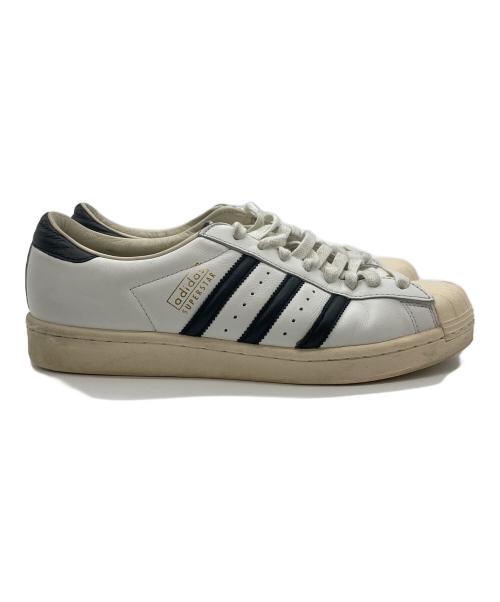 adidas（アディダス）adidas (アディダス) Superstar Vintage ブラック×ホワイト サイズ:US9.5の古着・服飾アイテム