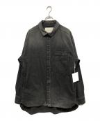 entire studiosエンタイアスタジオ）の古着「Herculean Shirt in Stonelight」｜グレー