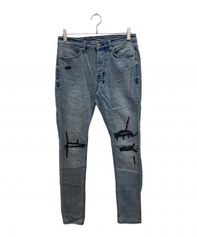 中古・古着通販】Ksubi (スビ) ダメージスキニーデニムパンツ