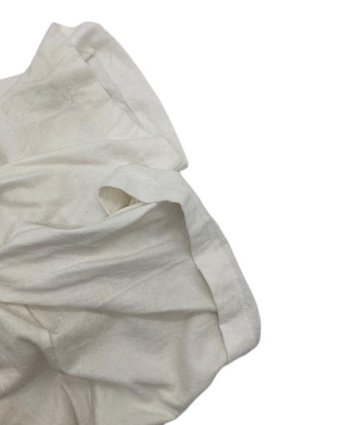 Maison MIHARA YASUHIRO（メゾン ミハラ ヤスヒロ）Maison MIHARA YASUHIRO (メゾン ミハラ ヤスヒロ) SMILY FACE PRINTED DISTRESSED TEE イエロー×ホワイト サイズ:SIZE50の古着・服飾アイテム