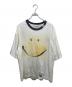 Maison MIHARA YASUHIRO（メゾン ミハラ ヤスヒロ）の古着「SMILY FACE PRINTED DISTRESSED TEE」｜イエロー×ホワイト