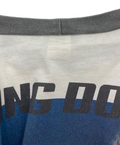 SAINT MICHAEL（セントマイケル）SAINT MICHAEL (セントマイケル) LS tee/GOING ブルー×ホワイト サイズ:SIZE XXLの古着・服飾アイテム