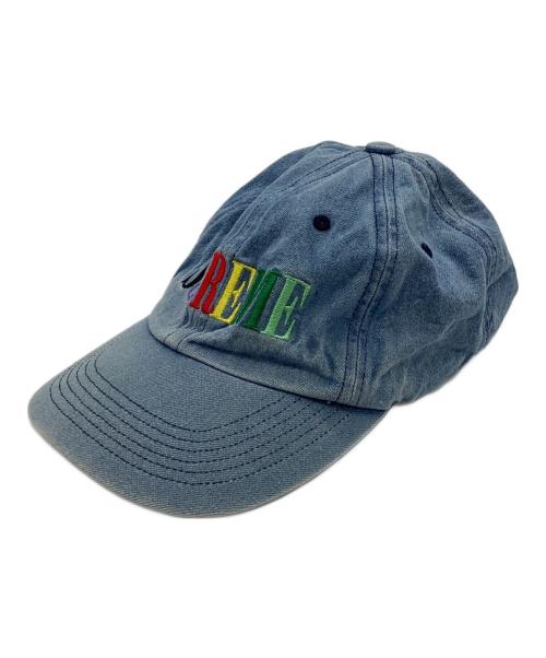SUPREME（シュプリーム）SUPREME (シュプリーム) Multi Color Logo 6-Panel Light Denim ブルー サイズ:実寸サイズをご参照下さい。の古着・服飾アイテム