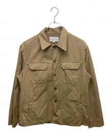Maison Margiela（メゾンマルジェラ）の古着「コットン ツイル シャツジャケット」｜ベージュ