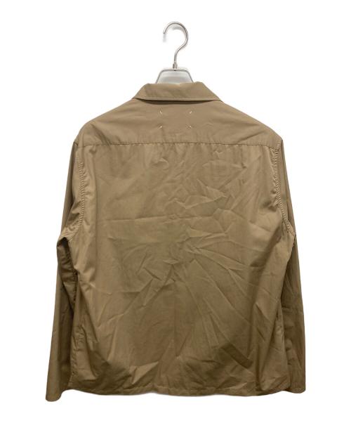 Maison Margiela（メゾンマルジェラ）Maison Margiela (メゾンマルジェラ) コットン ツイル シャツジャケット ベージュ サイズ:SIZE41の古着・服飾アイテム