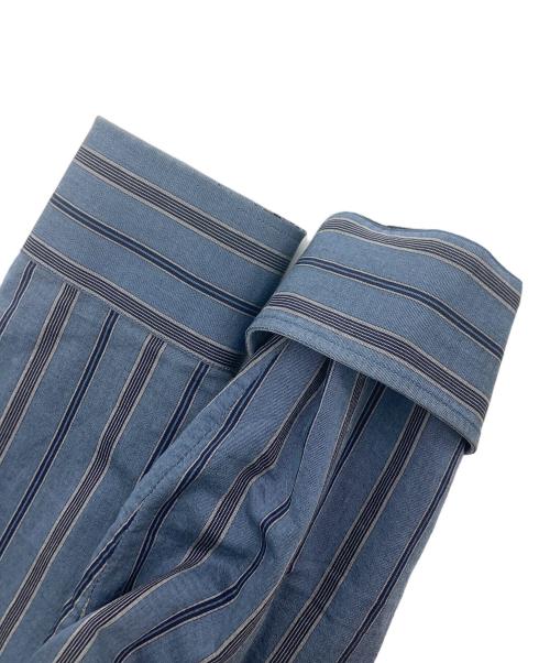 Maison Margiela（メゾンマルジェラ）Maison Margiela (メゾンマルジェラ) ストライプドレスシャツ ブルー サイズ:SIZE41の古着・服飾アイテム