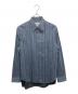 Maison Margiela（メゾンマルジェラ）の古着「ストライプドレスシャツ」｜ブルー