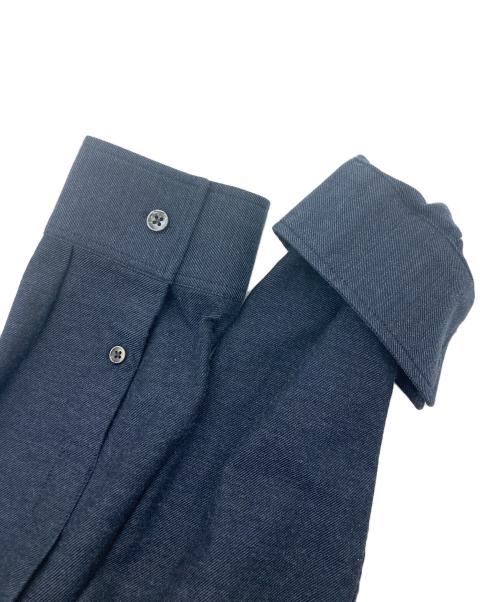 Maison Margiela（メゾンマルジェラ）Maison Margiela (メゾンマルジェラ) ヘリンボーンシャツ ネイビー サイズ:SIZE41の古着・服飾アイテム