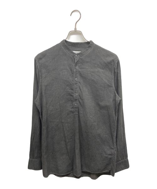 Maison Martin Margiela（メゾンマルタンマルジェラ）Maison Martin Margiela (メゾンマルタンマルジェラ) ガーメントダイ加工 プルオーバーシャツ グレー サイズ:SIZE50の古着・服飾アイテム