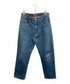stussyステューシー）の古着「90's ボタンフライデニムパンツ」｜インディゴ