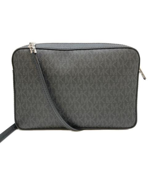 MICHAEL KORS（マイケル・コース）MICHAEL KORS (マイケル・コース) シグネチャークロスボディーバッグ ブラック サイズ:実寸サイズをご参照下さい。の古着・服飾アイテム