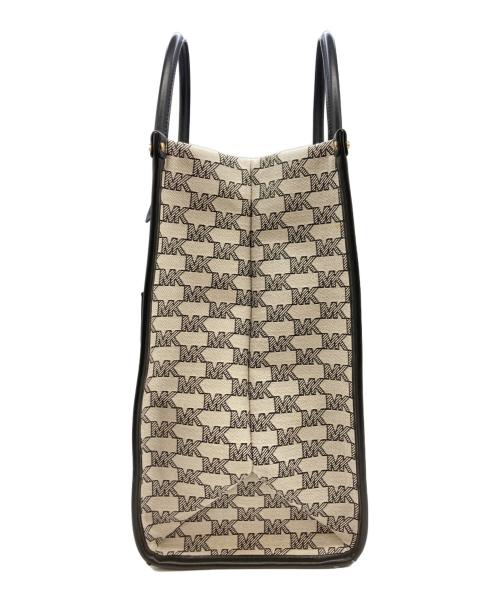 MICHAEL KORS（マイケル・コース）MICHAEL KORS (マイケル・コース) MIRELLA トートバッグ ベージュ×ブラック サイズ:実寸サイズをご参照下さい。の古着・服飾アイテム